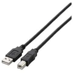 エレコム USB2.0ケーブル/A-Bタイプ/ノーマル/5m/ブラック U2C-BN50BK （1点）