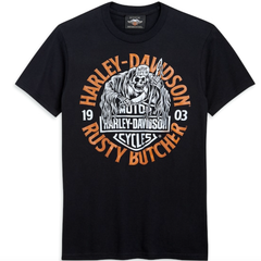 ハーレーダビッドソン 純正 メンズ プリント 半袖 Tシャツ ロゴTシャツ