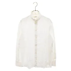 CELINE (セリーヌ) 21AW ピーターパンカラークラシックフリル長袖シャツ ホワイト 2C661091Fのサムネイル