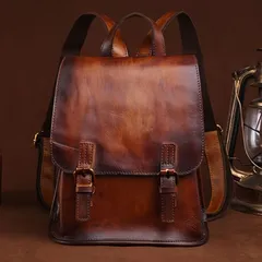 リュックサック リュック レザーバッグ カジュアル レトロ 植物 なめし 牛革 本革 大容量 バック パック メンズ 革 バック パック 旅行 通勤 通学 ブラウン ブラック カジュアル レディース ヴィンテージ レトロ ギフト プレゼント