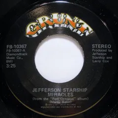 米7” Jefferson Starship Miracles FB10367 Grunt (3) /00080のサムネイル