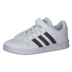 [アディダス] スニーカー キッズ グランドコート 17~21.5cm フットウェアホワイト/コアブラック/フットウェアホワイト(EF0109) 21.5 cm [フットウェアホワイト/コアブラック/フットウェアホワイト] [21.5 cm]