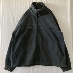 【海外規格XL】古着　Columbia　フリースジャケット　フルジップ　刺繡ロゴ　90s