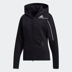 アディダス adidas レディース スウェット パーカー ジャケット Black黒L GP6407 AR407L