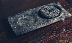 銅細工 十二支鶏香挿 茶道 卓面 雄鶏 線香 装飾品 工芸品 美術品