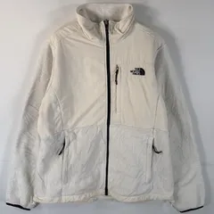 古着 ザ・ノースフェイス THE NORTH FACE フルジップフリースジャケット デナリジャケット ポーラテック L  ホワイト レディース