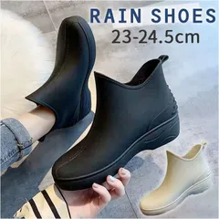 ☆ 3623cm ☆ レインシューズ レインシューズ 長靴 レディース レインブーツ ショート 雨靴 ブーツ おしゃれ かわいい 通勤 通学 雨 梅雨 雪 ワークブーツ ラウンドトゥ フラッ ト 歩きやすい 滑りにくい シンプル カジュアル