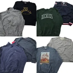 古着卸 まとめ売り ブランドMIX スウェット 8枚セット (メンズ XL ) ディッキーズ ノーティカ リーバイス Lee 中古 古着 NB1779