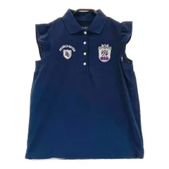 サイズ：0 PEARLY GATES パーリーゲイツ  ノースリーブポロシャツ  ネイビー系 [240101331715]# ゴルフウェア レディース ストスト