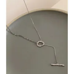 ☆ シルバー ☆ FREE ☆ ループタイネックレス ネックレス レディース シンプル ペンダント ループネックレス ループタイネックレス ジュエリー アクセサリー おしゃれ 大人 かわいい 可愛い オシャレ 大人っぽい カジュアル