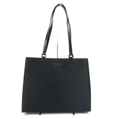ゲス ショルダーバッグ トートバッグ スクエア ビジネス ブランド 鞄 黒 レディース ブラック Guess 【中古】