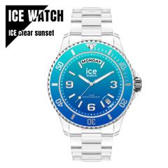 【即納】ICE WATCH アイスウォッチ ICE clear sunset ターコイズ ミディアム レディース メンズ 021435 国内正規品
