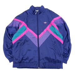 80s.adidas nylon jacket 【OU062】