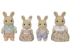 【特価セール】3歳以上 おもちゃ STマーク認証 ドールハウス FS-47 Sylvanian 】 みるくウサギファミリー Families 【 エポック社 人形 EPOCH シルバニアファミリー