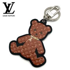 LOUIS VUITTON ルイヴィトン ポルト クレ テディベア チャーム キーリング M00342 ブラウン