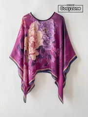 アクセサリー レディース スカーフ 1個 花柄プリントシフォンストール レディース、ゆとりあるビーチウェアカバーアップ、日常使いに多用途