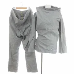 ヴィヴィアンウエストウッド Vivienne Westwood セットアップ 上下 デザインジャケット ダブルウエストパンツ テーパード UK12 グレー /MI ■OSのサムネイル
