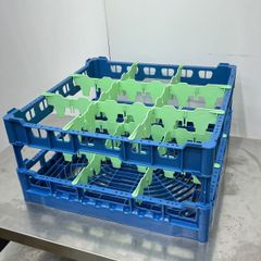 未使用品  フリースグラスラック グラス9個用 業務用 食洗用ラック フルサイズ