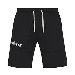 アスレタ(ATHLETA) ジュニア カラー杢スウェットハーフパンツ 160cm 03362J (70)ブラック