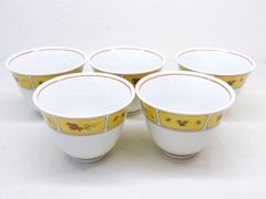 新品同様品 たち吉 橘吉 ■ 茶器 5点セット 宝尽くし柄 湯呑み □7F