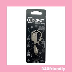 420friendly "Geekey" アウトドア、サバイバル　鍵型の多機能マルチツール