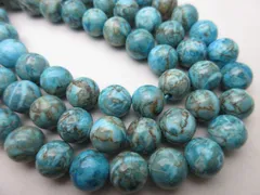 【アフリカンターコイズ】/玉size(約10㎜)/1set(10玉)/《守護石》/《お守り》/《進化の石》/1313w4