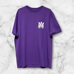未使用品」 AMIRI MA CORE ロゴ半袖Tシャツ パープル - メルカリ