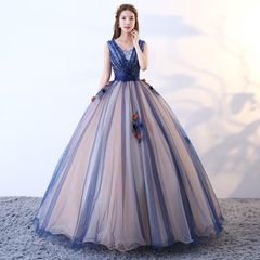 カラードレス 演奏会 ウエディングドレス 結婚式 安い ロングドレス 二次会 プリンセスライン ウェディングドレス パーティードレス ステージ衣装CYB510在庫限り