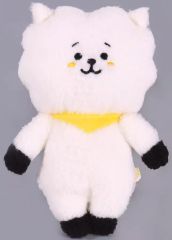 [중고] 봉제인형 RJ(진) 5주년 기념 레인보우 컬러 옐로우 봉제인형 [BT21] 로프트 한정