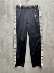 adidas originals アディダスオリジナルス M69162 サイドライン トラック パンツ sizeO/黒 ■◇レディース