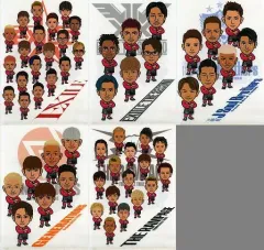 【中古】クリアファイル(男性アイドル) EXILE A4クリアファイル5枚セット 「居酒屋えぐざいるPARK 2017」