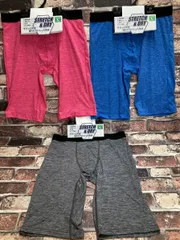 速乾ドライ＆優れたストレッチ！前閉じロングボクサーブリーフ(ブラック系)1枚