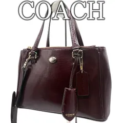 COACH コーチ F32829 2WAYショルダーバッグ ボルドー レザー ミニトート Y2K / COACH F32829 2WAY Shoulder Bag Bordeaux Leather Mini Tote Vintage Y2K