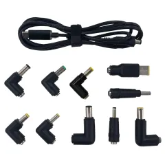 ノートパソコン用 マルチプラグケーブル eMarker搭載 1.2m PD充電 95W対応（USB Type-C/10種類コネクタ付属） APC-A095CM-V2