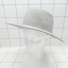 ◇ ⊇ アナザーエディション シンプル系 ウールフェルトハット グレー系 サイズ表記なし レディース E  【1508200019154】