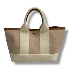 Breath TOPKAPI ブレストプカピ スコッチグレイン ネオレザーミニトート バッグ トートバッグ ポーチ付 ベージュ ホワイト 白 レディース ゴーゴー古着マルイファミリー溝口店 24 No.9