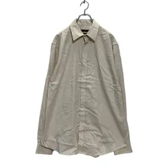 TOMMY HILFIGER 長袖 無地シャツ 16 1/2 L～ ライトベージュ トミーヒルフィガー アストレッチ 古着卸 アメリカ仕入 a603-6835