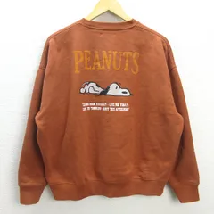 G■フリークスストア/FREAKS STORE スヌーピー/PEANUT 裏起毛スウェット/トレーナー【F】エンジ系/LADIES/28【中古】■