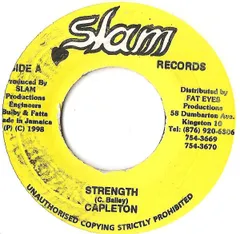 ジャマイカ7” Capleton Strength NONE Slam Records /00080