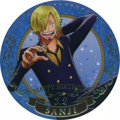 ONE PIECE サンジ バースデー 缶バッジ - メルカリ