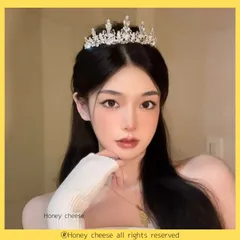 ティアラ クラウン 髪飾り ヘアアクセサリー 花柄 パール 誕生日会 卒業式