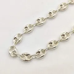 シルバー　ブレスレット　シルバー925 アンカーチェーン　豚鼻　メキシカン 予約販売】軽くてつけやすいメキシコ製アンカーチェーン