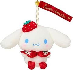 サンリオ(SANRIO) マスコットホルダー（いちご新聞50周年） シナモロール ポリエステル・ナイロン・スチール 対象年齢6才以上 玩具 ストラップ 839027