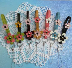 お花携帯ストラップ  色選択