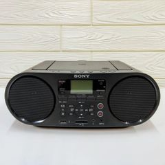 【美品】SONY ソニー  Bluetooth対応  CDラジオ ZS-RS81BT ブラック （SNA）024043001207G