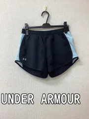 メッシュショートパンツ  黒×水色 サイズSM