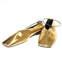 フランチェスコルッソ ゴールドフラットシューズ 23.5cm 2025年最新】レディースシューズジャンク品の人気アイテム - メルカリ