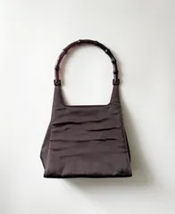 【美品】 GUCCI グッチトムフォード ショルダーバッグ レザー ブラウン系 GUCCI トムフォード期 スエード ショルダーバッグ レザー ブラウン ロゴ