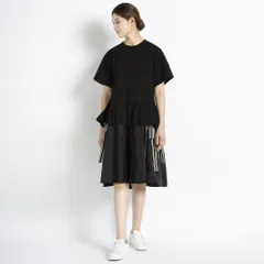 モンクレール MONCLER ワンピース Tシャツワンピ ブラック