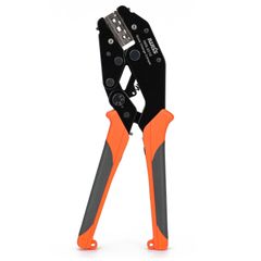 ファストン端子用 アイウィス(IWISS) ラチェット式 ファストン端子 精密同時圧着ペンチ MultiCrimper圧着シリーズ 0.5-6.0mm2対応 IWS-2010